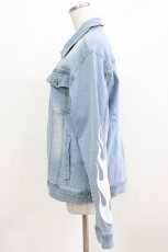 画像2: KRY CLOTHING / 「CHOBERIBA」デニムジャケット  ライトブルー H-26-03-06-034-EL-JA-KB-ZH (2)