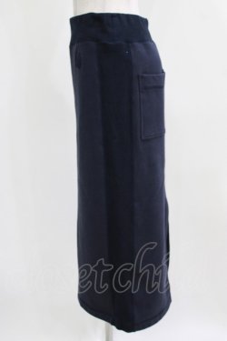 画像2: Jane Marple Dans Le Salon / Luana fleece skirt M ネイビー H-26-03-06-035-JM-SK-AK-ZH