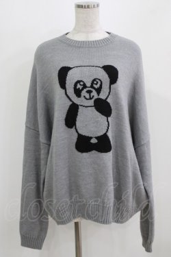 画像1: Candy Stripper / BELOVED PEPE KNIT 2 グレー H-26-03-06-037-PU-TO-KB-ZH