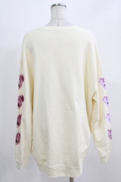 画像3: TRAVAS TOKYO / 袖くまラウンドロゴスウェット  アイボリー H-26-03-06-039-PU-TO-KB-ZH