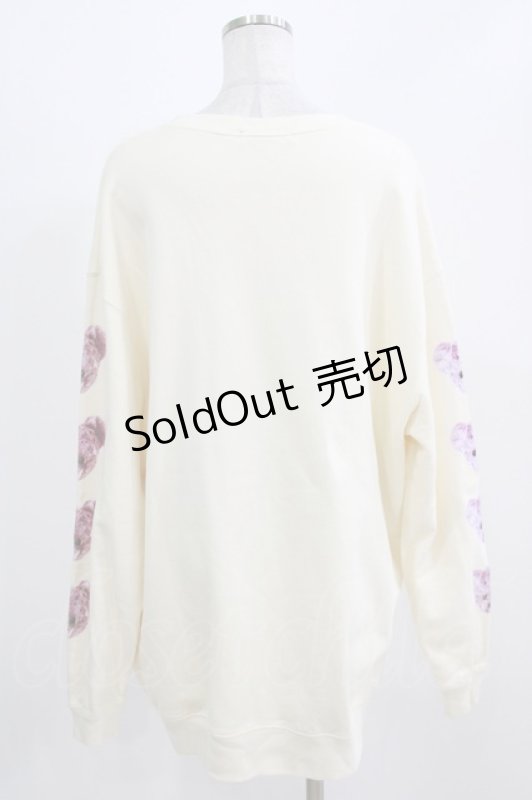 画像3: TRAVAS TOKYO / 袖くまラウンドロゴスウェット  アイボリー H-26-03-06-039-PU-TO-KB-ZH (3)