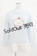 Candy Stripper / CUPCAKE KNIT   BABY BLUE H-26-03-06-041-PU-TO-KB-ZH