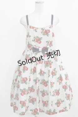 画像1: Leur Getter / Sweet Strawberryキャミワンピース  ライトグレー H-26-03-06-005-LU-OP-KB-ZH