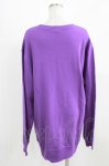 画像3: NieR Clothing / プリントSWEAT  2XL パープル H-26-03-06-043-PU-TO-KB-ZH (3)