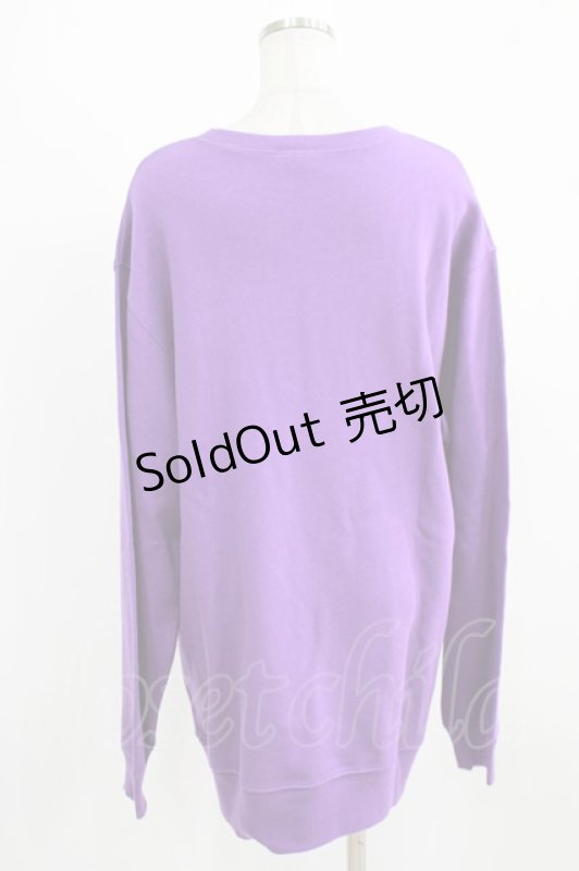 画像3: NieR Clothing / プリントSWEAT  2XL パープル H-26-03-06-043-PU-TO-KB-ZH (3)