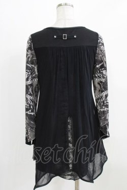 画像3: Ozz Croce / メッシュレイヤードチュニック  ブラック H-26-03-06-049-OO-TO-KB-ZH