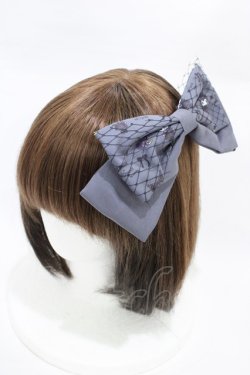 画像1: m petit by misako / サンリオキャラクターズコラボ クロミ リボンバレッタ  ブラック H-26-03-06-1001-LO-AC-NS-ZH