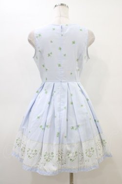 画像2: Ank Rouge / クローバー×ヴィンテージアニマルワンピース M サックス H-26-03-06-1032-CA-OP-NS-ZH