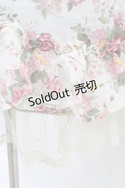 画像3: axes femme / 胸元リボン花柄ベビードール M オフ/ブルー H-26-03-06-1037-AX-OP-NS-ZH