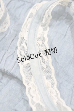 画像4: axes femme / 胸元リボン花柄ベビードール M オフ/ブルー H-26-03-06-1037-AX-OP-NS-ZH