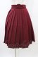 画像1: Fi.n.t / 太ベルト付きプリーツスカート Free Bordeaux H-26-03-06-1038-CA-SK-NS-ZH (1)