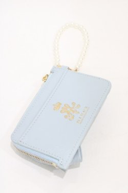 画像2: m petit by misako / NINA’Sコラボリボンコインケース  サックス H-26-03-06-1005-LO-ZA-NS-ZH