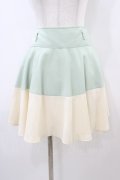 LODISPOTTO / 配色スカート M アイボリー/ミント H-26-03-06-1043-LO-SK-NS-ZH