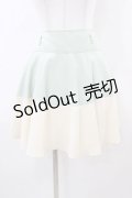 LODISPOTTO / 配色スカート M アイボリー/ミント H-26-03-06-1043-LO-SK-NS-ZH
