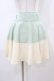 画像1: LODISPOTTO / 配色スカート M アイボリー/ミント H-26-03-06-1043-LO-SK-NS-ZH (1)