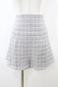 Melt the lady / チェックショートパンツ S グレー H-26-03-06-1046-PU-PA-NS-ZH