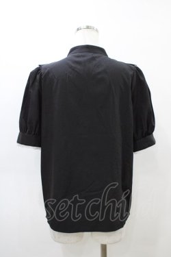 画像2: NOEMIE / リボンブラウス Free ブラック H-26-03-06-1054-LO-BL-NS-ZH