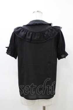 画像2: Ank Rouge / ヨークフリルブラウス M ブラッック H-26-03-06-1055-CA-BL-NS-ZH