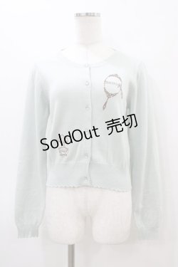 画像1: Fi.n.t / ミラー刺繍カーディガン Free ミント H-26-03-06-1058-CA-TO-NS-ZH