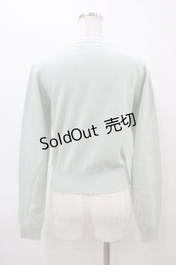 画像2: Fi.n.t / ミラー刺繍カーディガン Free ミント H-26-03-06-1058-CA-TO-NS-ZH