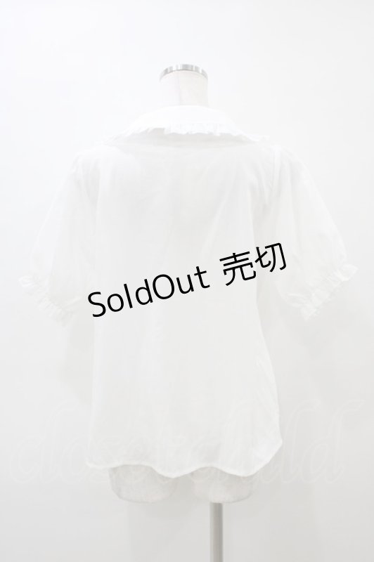 画像2: Amavel / フリルリボンブラウス Free オフ H-26-03-06-1059-CA-BL-NS-ZH (2)