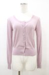 画像1: F&A / ローズボタンニットカーディガン Free ラベンダー H-26-03-06-1062-LO-TO-NS-ZH (1)