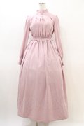 Ank Rouge / タックロングワンピース M ピンク H-26-03-06-1012-CA-OP-NS-ZH