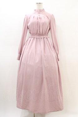 画像1: Ank Rouge / タックロングワンピース M ピンク H-26-03-06-1012-CA-OP-NS-ZH