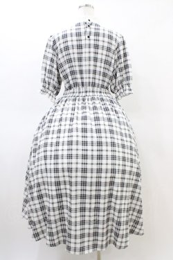 画像2: m petit by misako / チェックキリカエワンピース L オフ H-26-03-06-1014-LO-OP-NS-ZH