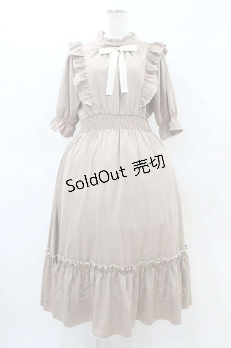 画像1: m petit by misako / NINA'sコラボワンピース L ベージュ H-26-03-06-1016-LO-OP-NS-ZH (1)