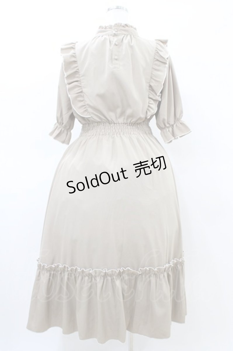 画像2: m petit by misako / NINA'sコラボワンピース L ベージュ H-26-03-06-1016-LO-OP-NS-ZH (2)