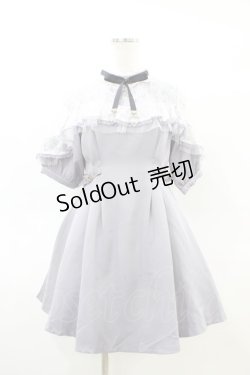 画像1: Rojita / ハートチャーム付きレースラッフルワンピース Free ブルー H-26-03-06-1019-LO-OP-NS-ZH