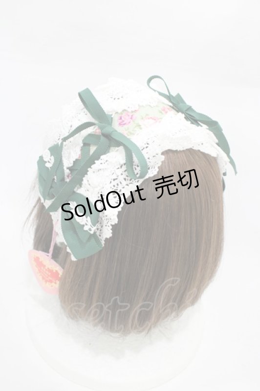 画像2: BABY,THE STARS SHINE BRIGHT / Rose de Rescht ヘッドドレス  若草 H-26-03-06-1003-BA-AC-NS-ZH (2)