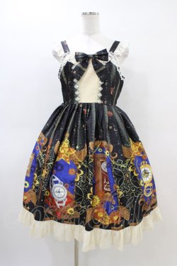 画像1: Lolitimes（海外ロリータブランド） / ジャンパースカート L ブラック H-26-03-06-1028-EL-OP-NS-ZH