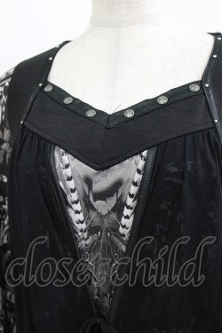 画像4: Ozz Croce / メッシュレイヤードチュニック  ブラック H-26-03-06-049-OO-TO-KB-ZH