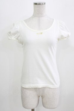 画像1: MILK / ロゴパフTee  ホワイト H-26-03-06-055-ML-TO-KB-ZH