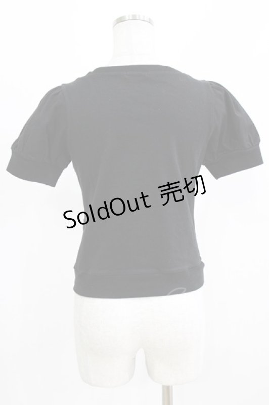 画像3: MILK / ポケット付き半袖カーデ  ブラック H-26-03-06-058-ML-TO-AK-ZH (3)