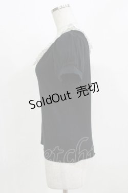 画像2: Emily Temple cute / レースパフカットソー M ブラック H-26-03-06-060-ET-TO-AK-ZH