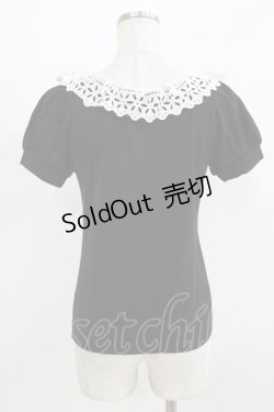 画像3: Emily Temple cute / レースパフカットソー M ブラック H-26-03-06-060-ET-TO-AK-ZH
