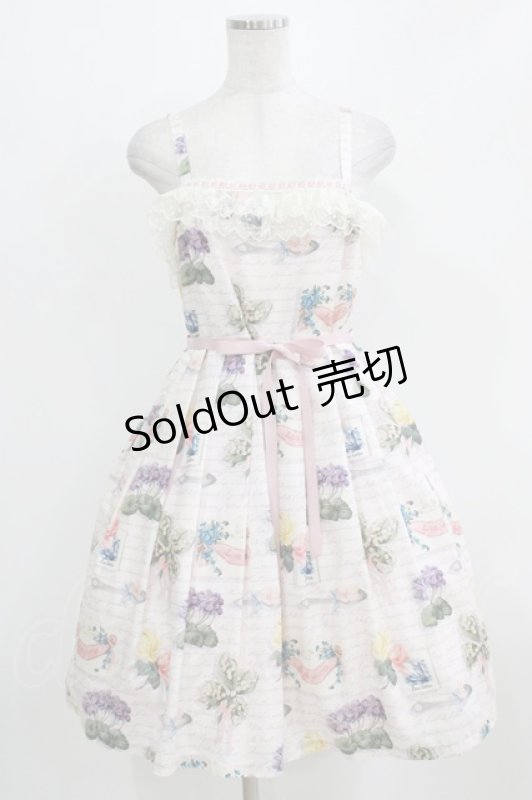 画像1: Leur Getter / Flower Cardキャミワンピース M ピンク H-26-03-06-006-LU-OP-KB-ZH (1)