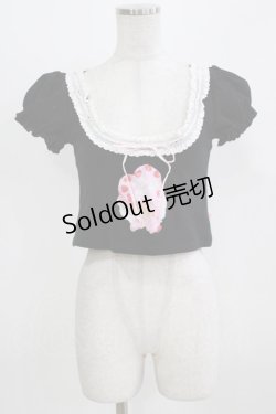 画像1: Katie / BAD SUGARパフトップ  ブラック H-26-03-06-065-LO-TO-KB-ZH
