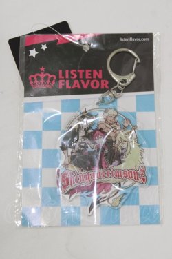 画像1: LISTEN FLAVOR / シンガンクリムゾンズの深紅色の心眼でこの澱んだ世界を見続けル。アクリルキーホルダー   H-26-03-06-073-PU-ZA-KB-ZH
