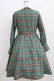 画像3: Belette / チェック丸襟ワンピース  グリーン H-26-03-06-001-PU-OP-KB-ZH (3)