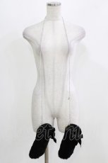 画像2: MILK / チェーン付ファーグローブ  ブラック H-26-03-06-078-ML-ZA-KB-ZTK054 (2)