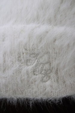 画像2: Katie / ANGORA watch cap  オフホワイト H-26-03-06-081-LO-AC-KB-ZH