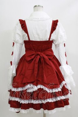 画像3: To Alice / ヴィンテージドールジャンパースカートセット S レッド H-26-03-06-083-LO-OP-NS-ZH