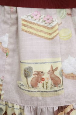 画像4: Leur Getter / Rabbit Tea cup袖付ワンピース M パープルグレー H-26-03-06-009-LU-OP-KB-ZH