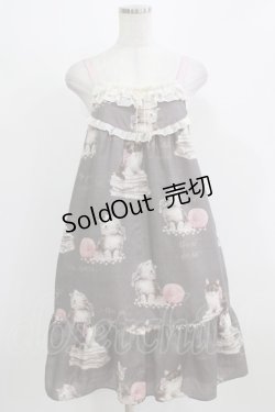 画像1: Leur Getter / Leur Kittenキャミワンピース  グレー H-26-03-06-010-LU-OP-KB-ZH