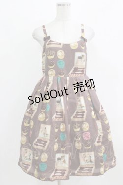 画像1: Leur Getter / Chaton chocolatキャミワンピース  ブラウン H-26-03-06-011-LU-OP-KB-ZH