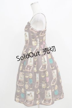 画像2: Leur Getter / Chaton chocolatキャミワンピース  ブラウン H-26-03-06-011-LU-OP-KB-ZH